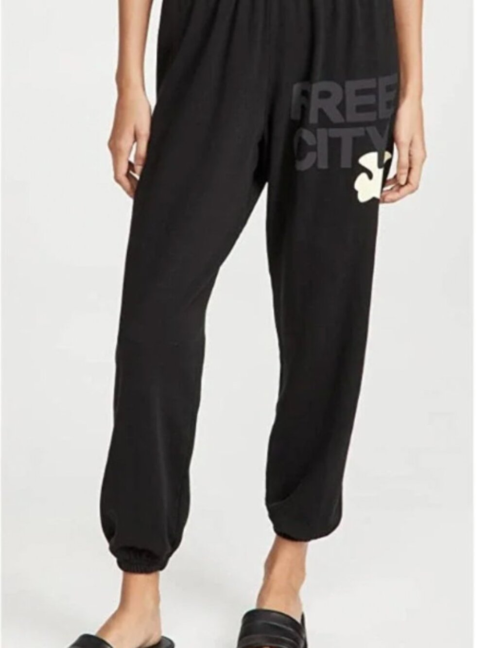 NWT FREE CITY Black Jogger Sweatpants Size S - Picture 4 of 5